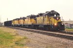 Rock train eases east